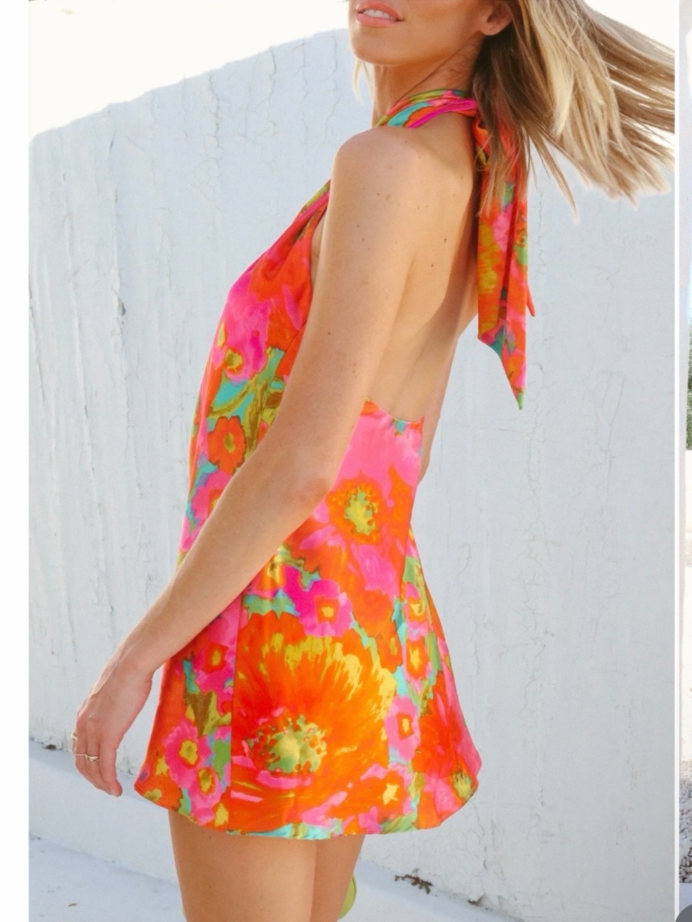 Show Me Your MuMu Jasmine Tie Dress - Picture 2 of 4